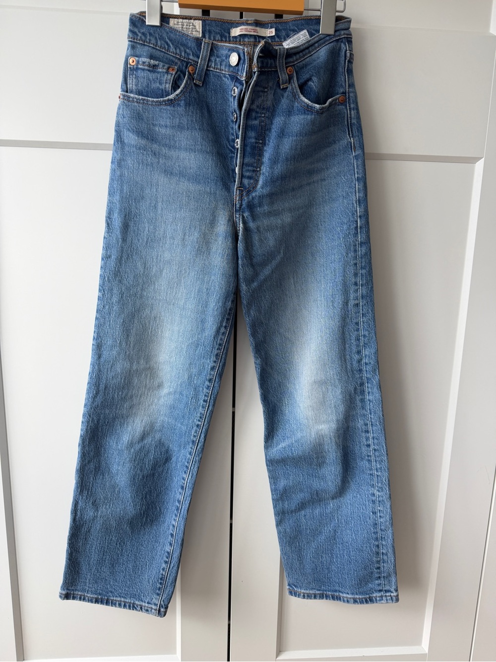 Levi's Ribcage Straight Jeans W: 25 L: 27
